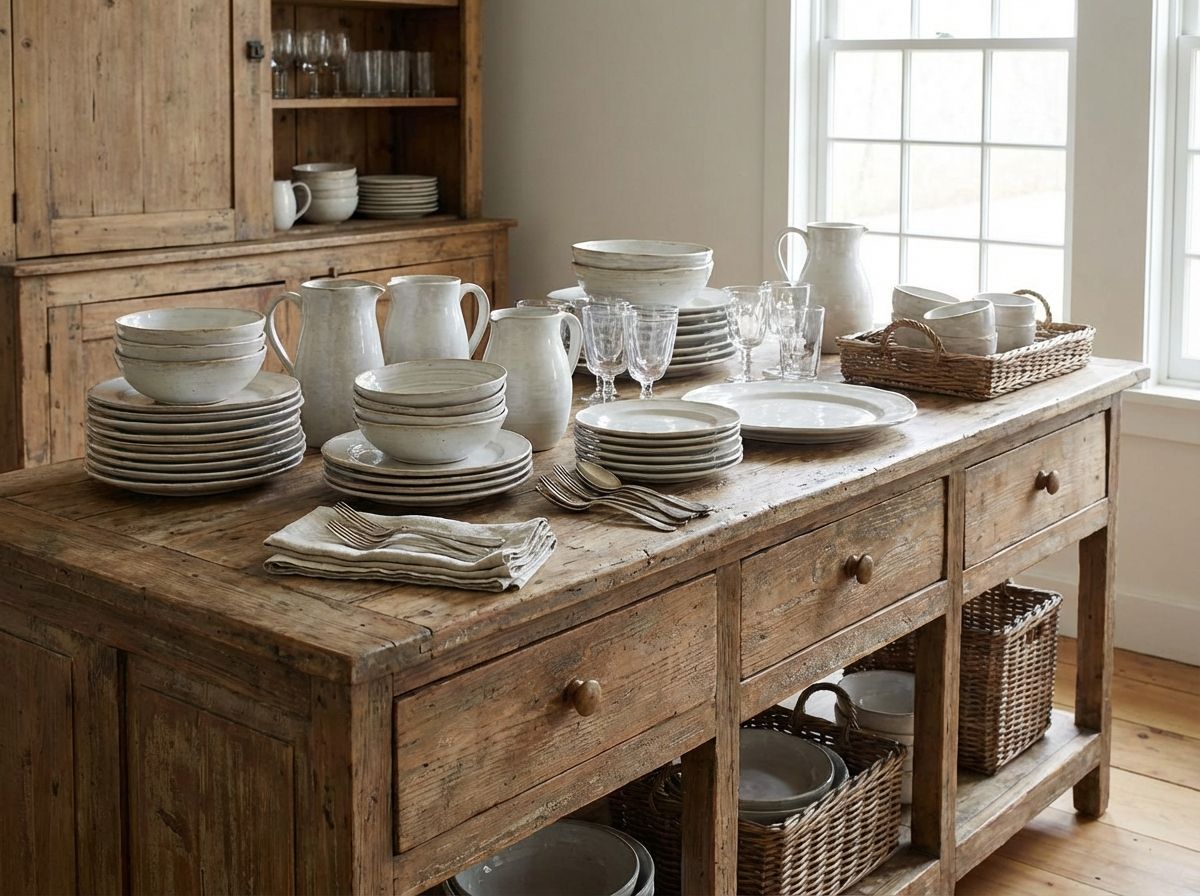 Scandinavian dining room decor with mixed chairs and natural wood