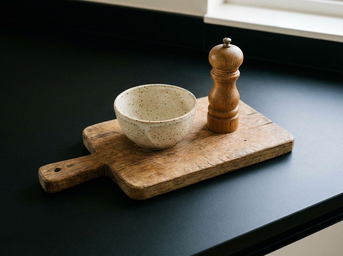 Black kitchen pendant lights as sculptural statement pieces