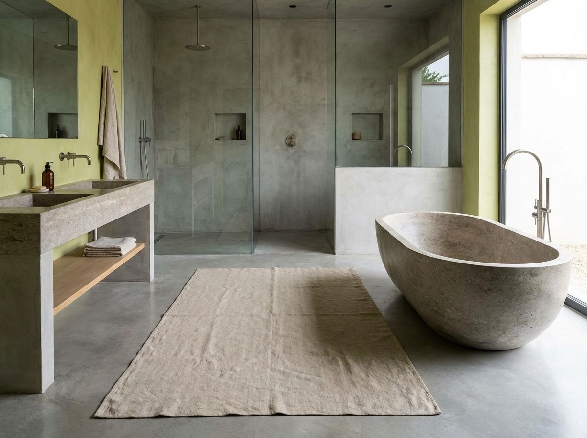 Tile shower ideas for small bathrooms with recessed niche and accent lighting