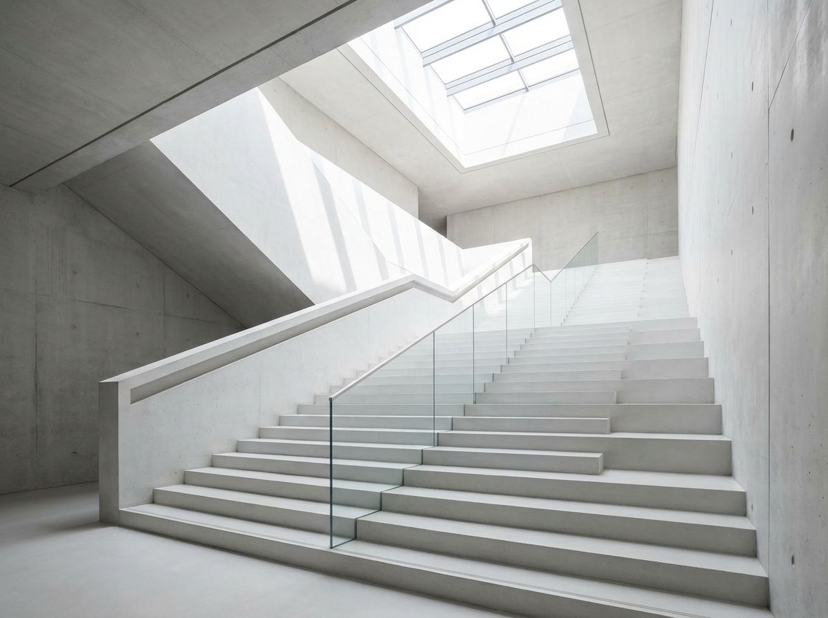 Minimalist home office with clean oak desk, task lamp, and hidden cable management