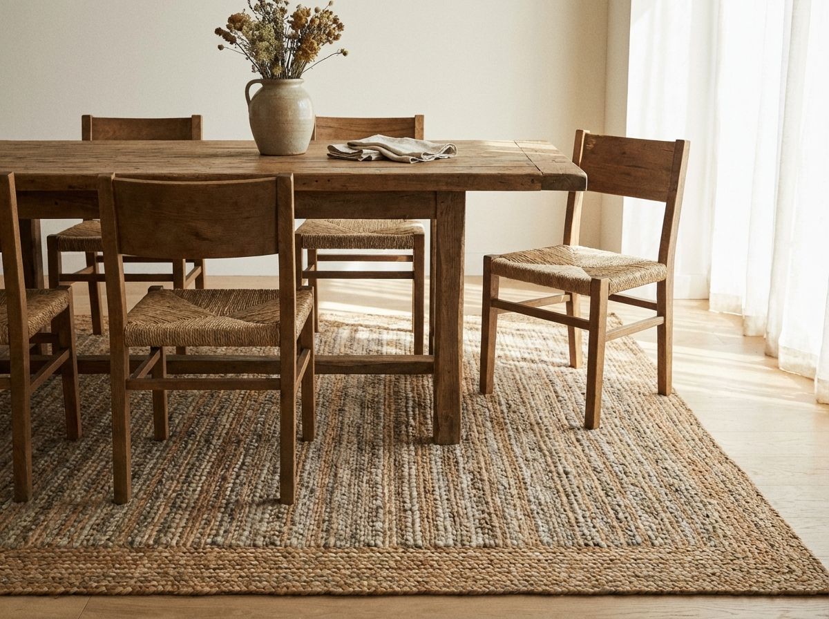 Small dining room ideas with round table and bench seating