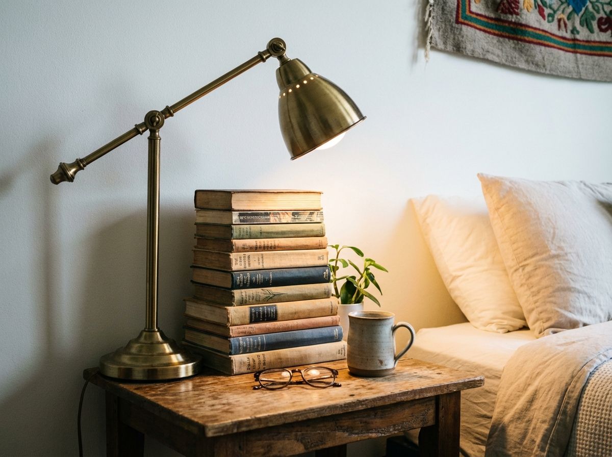Studio apartment entryway with mirror, hooks, and shoe storage bench